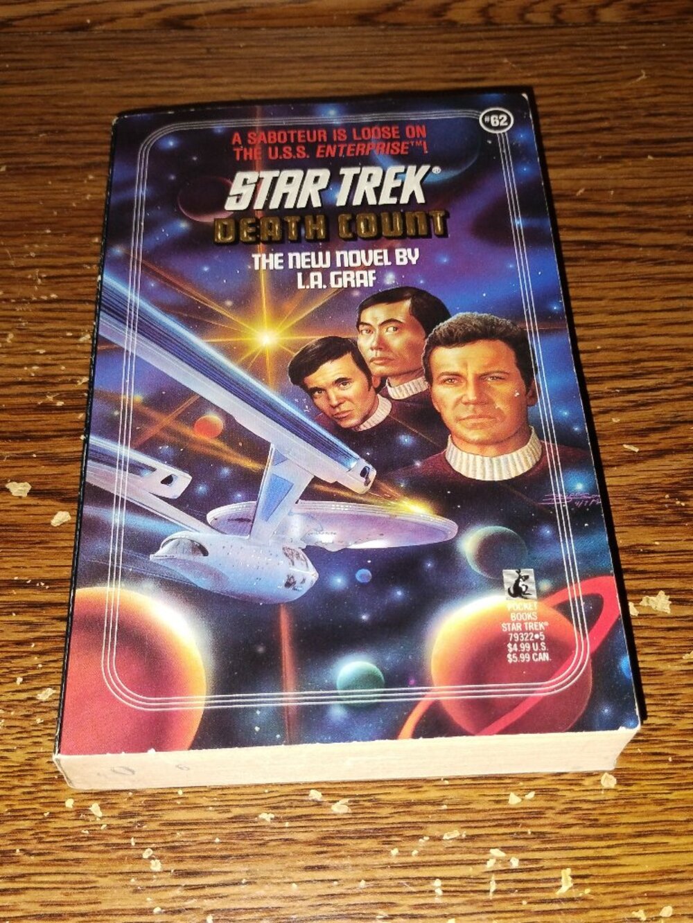 Star Trek - Death Count Paperback book (1992, L. A. Graf)